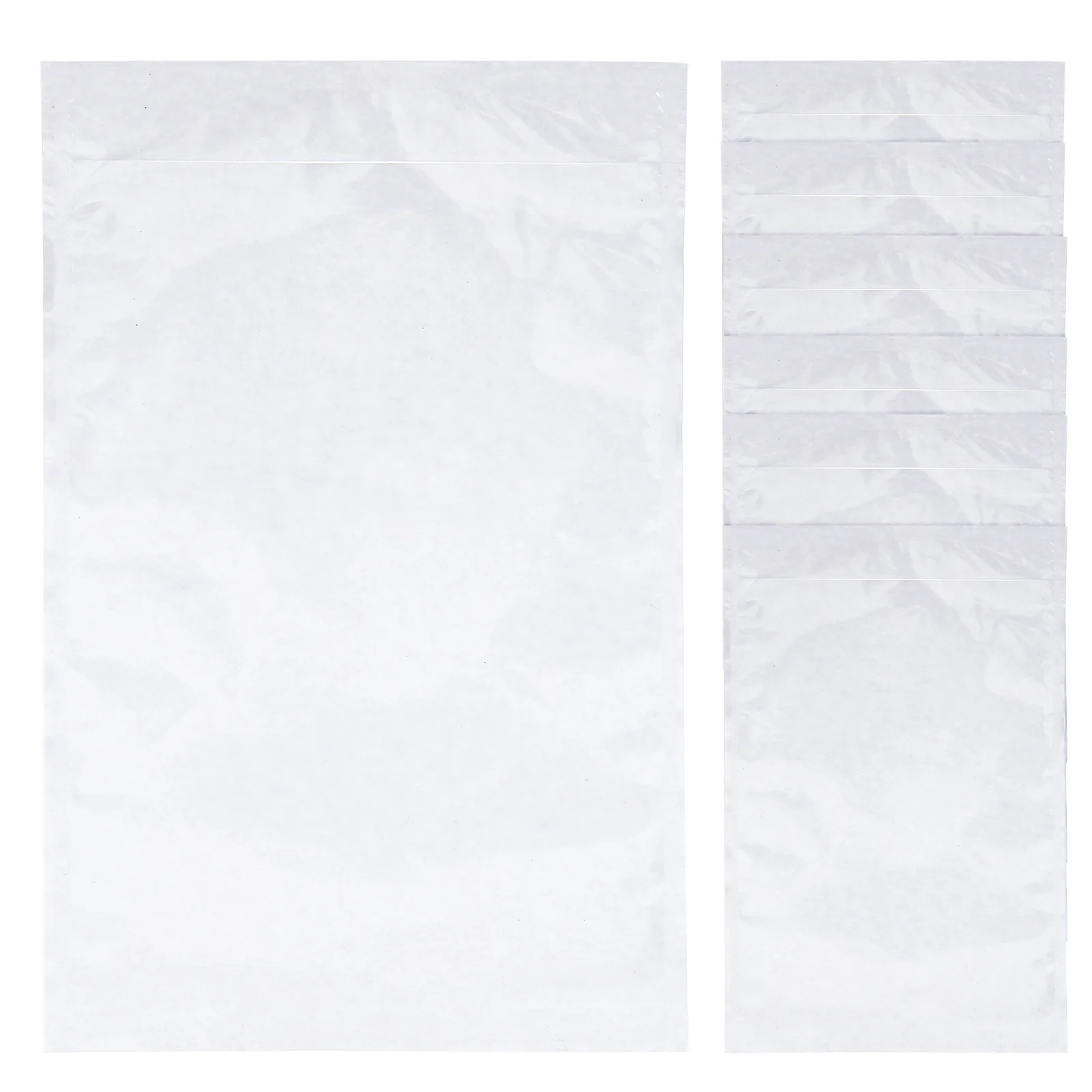 100pcs Clear PE Shipping Label Envelopes 120x180mm Self Adhesive Packing List Sleeves for Small Business Supplies
100pcs Clear PE Shipping Label Envelopes 120x180mm Self Adhesive Packing List Sleeves for Small Business Supplies