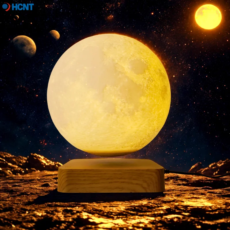 Levitating Moon Lamp Floating and Spinning in Air Freely 3DLED Moon Light 3 Colors for Unique Christmas Gifts Room Decor
Levitating Moon Lamp Floating and Spinning in Air Freely 3DLED Moon Light 3 Colors for Unique Christmas Gifts Room Decor