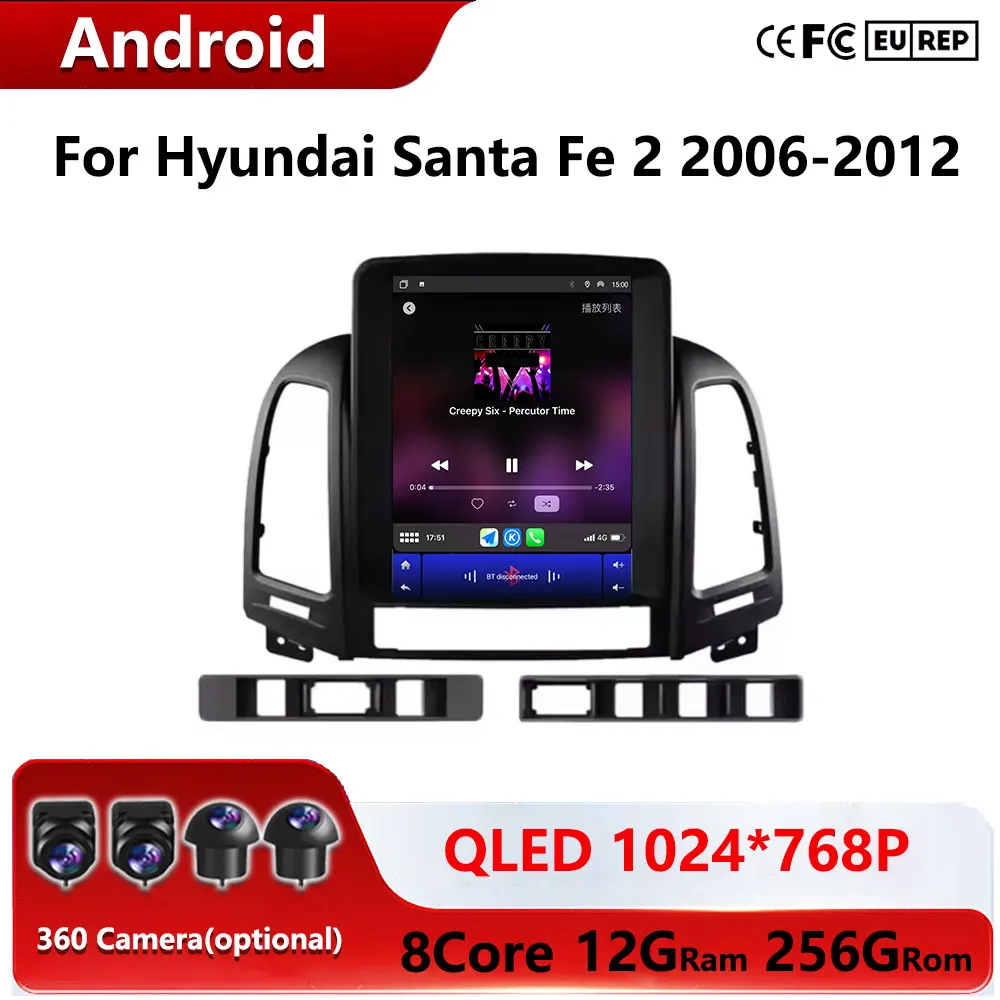 Autoradio Wireless Android Auto Carplay 9.7inch Radio Car For Hyundai Santa Fe 2 2006-2012 GPS Carplay Android 16
Autoradio Wireless Android Auto Carplay 9.7inch Radio Car For Hyundai Santa Fe 2 2006-2012 GPS Carplay Android 16