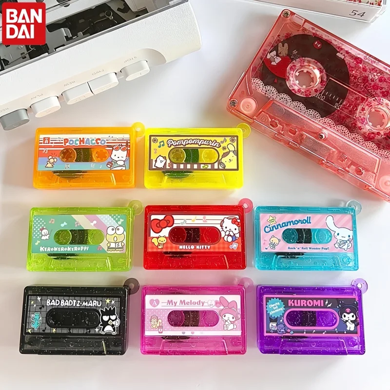 Bandai Sanrio Characters Cassette Tape Charms Gashapon Glitter Transparent Keychain Hello Kitty Kuromi Cinnamoroll My Melody
Bandai Sanrio Characters Cassette Tape Charms Gashapon Glitter Transparent Keychain Hello Kitty Kuromi Cinnamoroll My Melody
