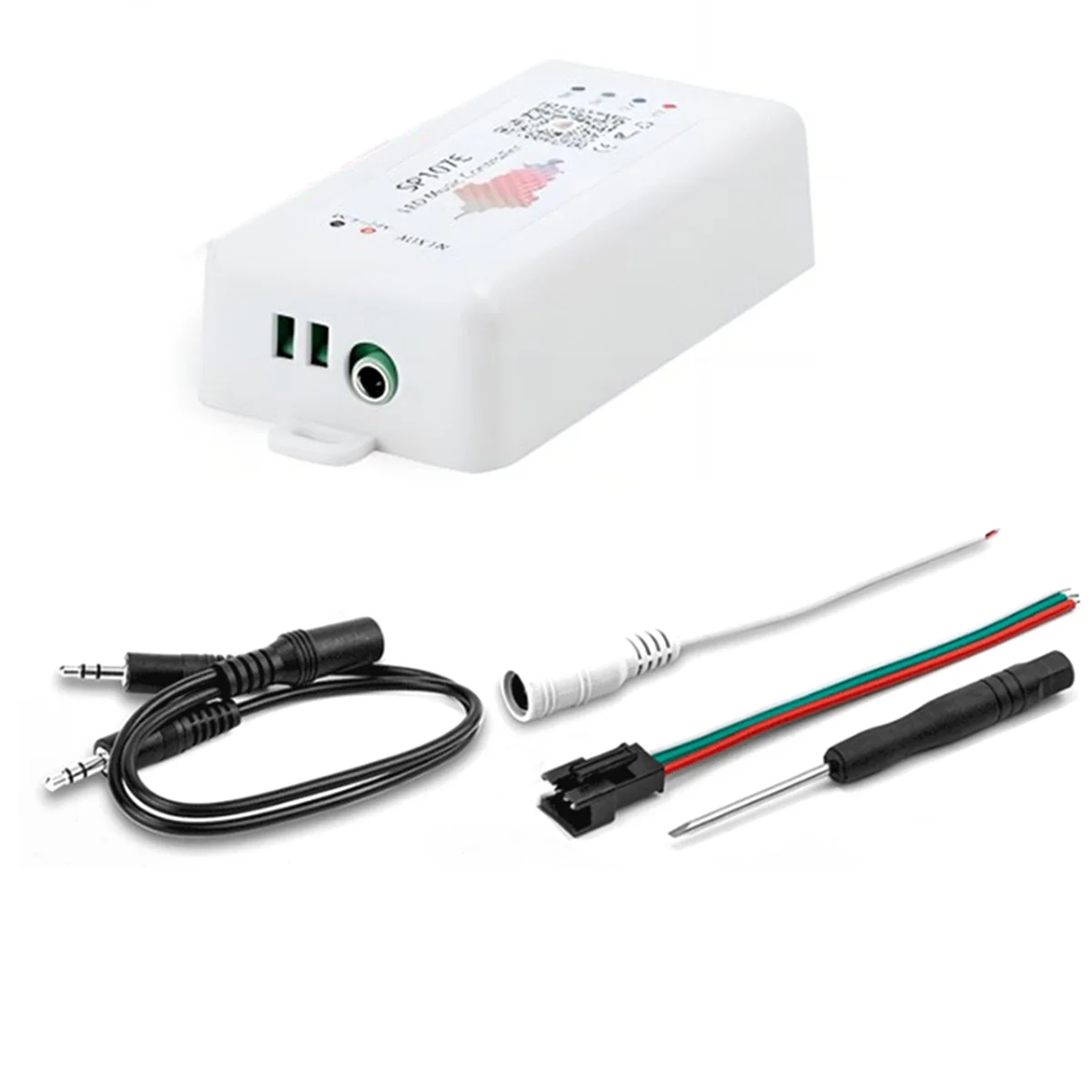ABZV-SP107E DC5-24V Светодиодный музыкальный контроллер с беспроводным Bluetooth-совместимым SPI полноцветным управлением музыкой через приложение для телефона
ABZV-SP107E DC5-24V Светодиодный музыкальный контроллер с беспроводным Bluetooth-совместимым SPI полноцветным управлением музыкой через приложение для телефона