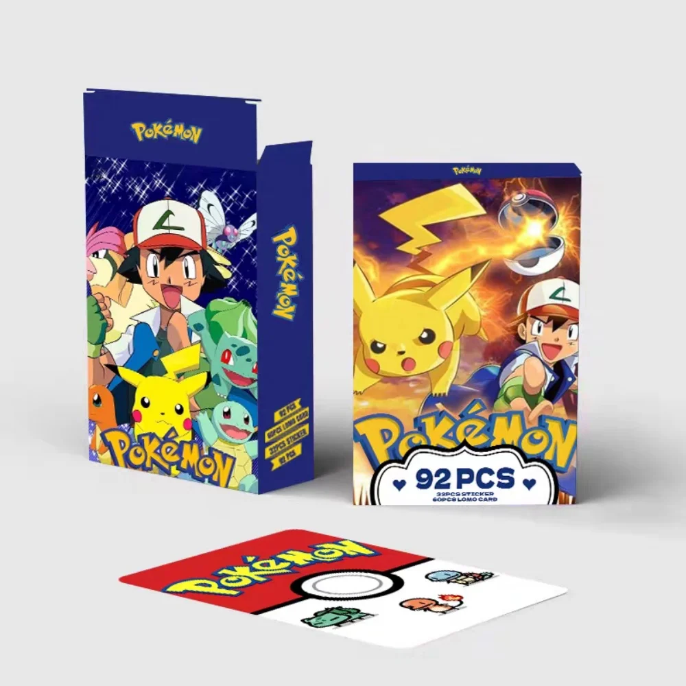 92Pcs/Box Pokemon Pikachu Collectible Card Anime Character Rattata Platypus Cartoon Exquisite Toy Cards And Stickers Girls Gifts
92Pcs/Box Pokemon Pikachu Collectible Card Anime Character Rattata Platypus Cartoon Exquisite Toy Cards And Stickers Girls Gifts