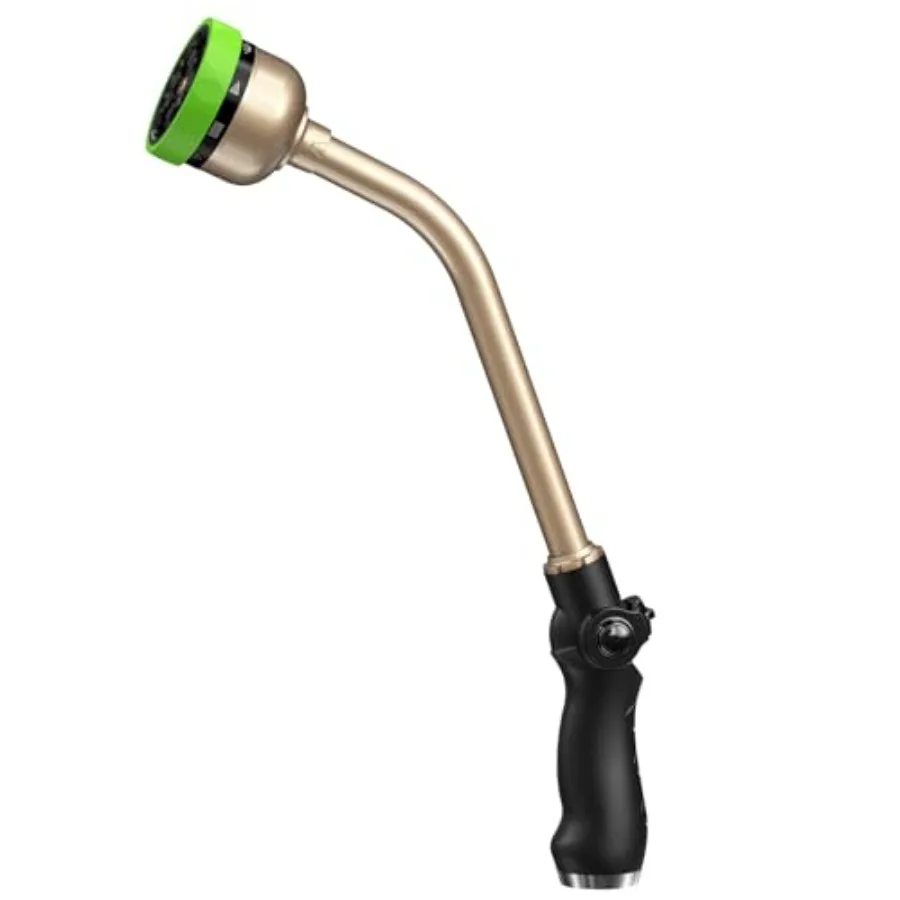 Watering Wand, 16 Inch Metal Garden Hose Wand with 9 Spray Patterns, Long Hose Sprayer Nozzle For Hanging Baskets, Shrubs, Lawn
Watering Wand, 16 Inch Metal Garden Hose Wand with 9 Spray Patterns, Long Hose Sprayer Nozzle For Hanging Baskets, Shrubs, Lawn