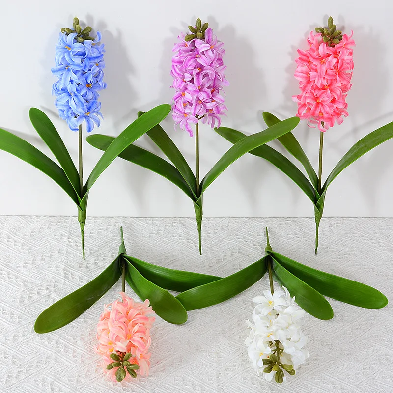 42cm Artificial Flower 3d Hyacinth Water Moisturizing Touch Hyacinth Artificial Flower Can Be Inserted Potted Floral Material Si
42cm Artificial Flower 3d Hyacinth Water Moisturizing Touch Hyacinth Artificial Flower Can Be Inserted Potted Floral Material Si