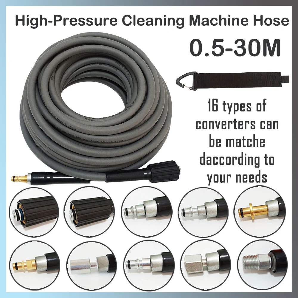 Pressure Washer Water Pipe Water Tube High Pressure Car Washing Hose Car Cleaning Tools Washer Extension Hose Cleaning Machine
Pressure Washer Water Pipe Water Tube High Pressure Car Washing Hose Car Cleaning Tools Washer Extension Hose Cleaning Machine