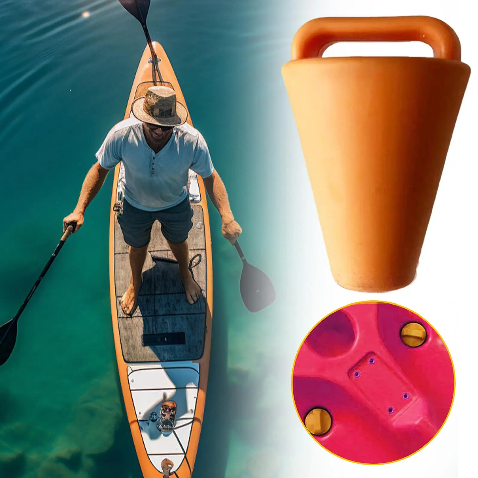Kayak Plugs Small Rubber Leak-Proof Replacement Parts 5-Piece Kayak Drain Plugs Hole Stopper For Canoe Boat Motorcycle Outdoor
Kayak Plugs Small Rubber Leak-Proof Replacement Parts 5-Piece Kayak Drain Plugs Hole Stopper For Canoe Boat Motorcycle Outdoor