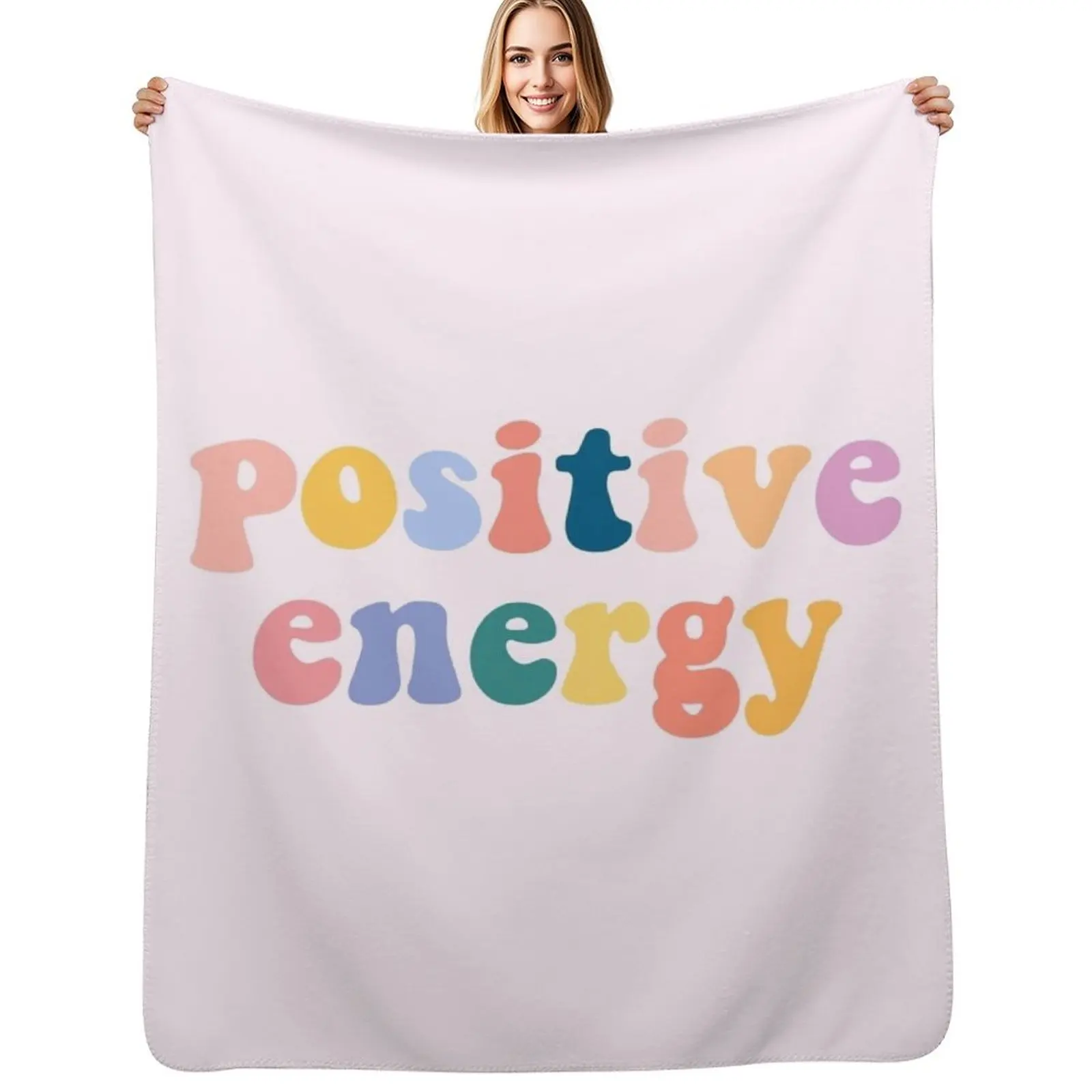 Positive Energy Throw Blanket All Season Lightweight Soft Blanket for Bed
Positive Energy Throw Blanket All Season Lightweight Soft Blanket for Bed