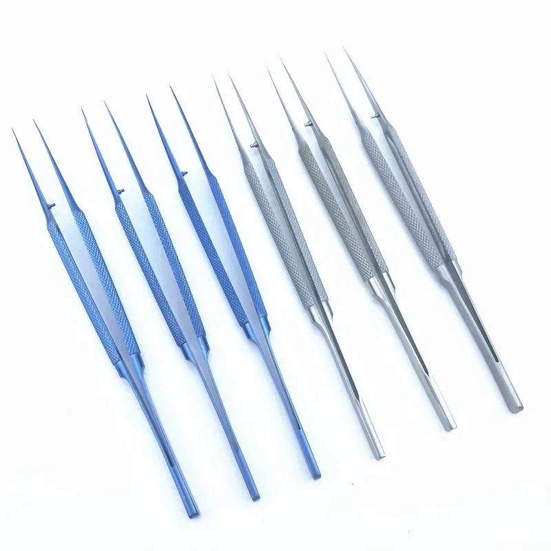 Ophthalmic Micro Forceps Tweezers Titanium Stainless Steel Ophthalmic Round Handle Tweezers 16/18cm Eye Instruments
Ophthalmic Micro Forceps Tweezers Titanium Stainless Steel Ophthalmic Round Handle Tweezers 16/18cm Eye Instruments