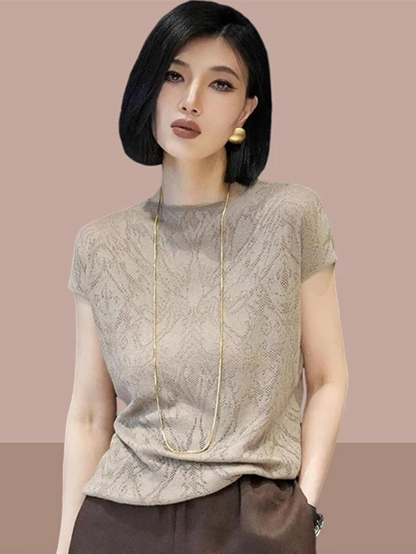 Fashionable Short Sleeve T-Shirt Women's Summer 2026 New Style Slimming Design Korean Version Commute Style round Neck Top
Fashionable Short Sleeve T-Shirt Women's Summer 2026 New Style Slimming Design Korean Version Commute Style round Neck Top