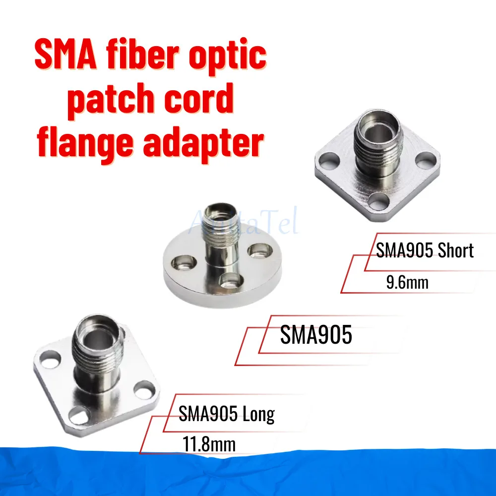 Optical interface SMA905 multimode fiber optic SMA fiber optic patch cord flange, adapter, SMA fiber optic coupler
Optical interface SMA905 multimode fiber optic SMA fiber optic patch cord flange, adapter, SMA fiber optic coupler