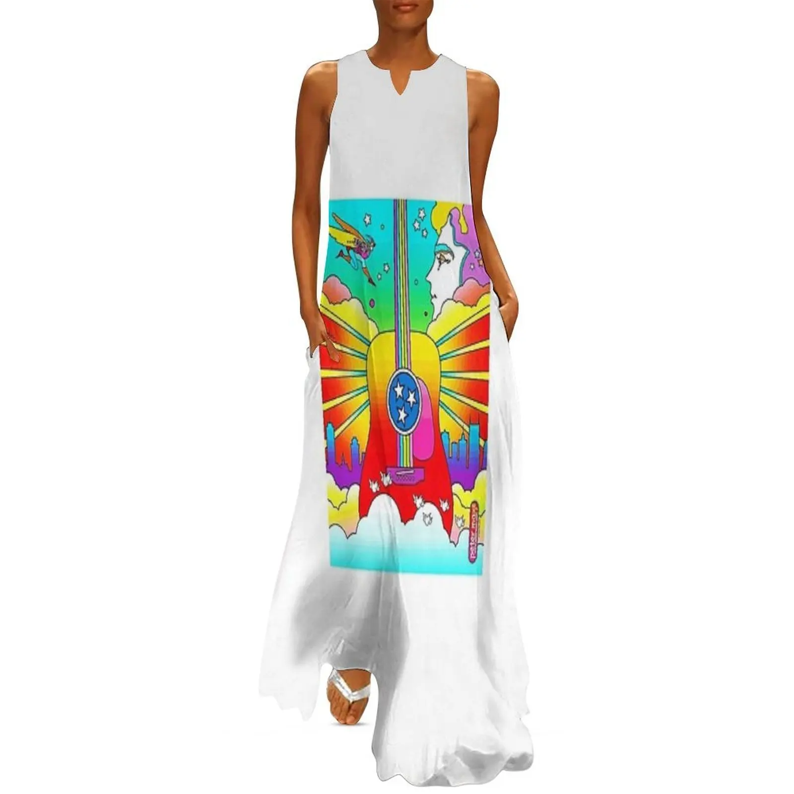 Peter Max Original Pop Art Long Dress Women dresses summer Female clothing sexy dress elegant women's sets
Peter Max Original Pop Art Long Dress Women dresses summer Female clothing sexy dress elegant women's sets