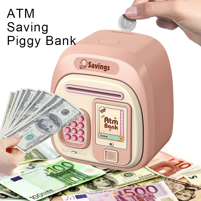 Children's Piggy Bank Automatic Roll Money, Password Saving Box 3-10 Years Old, Saving Piggy Bank Cartoon Toys, Savings Period
Children's Piggy Bank Automatic Roll Money, Password Saving Box 3-10 Years Old, Saving Piggy Bank Cartoon Toys, Savings Period