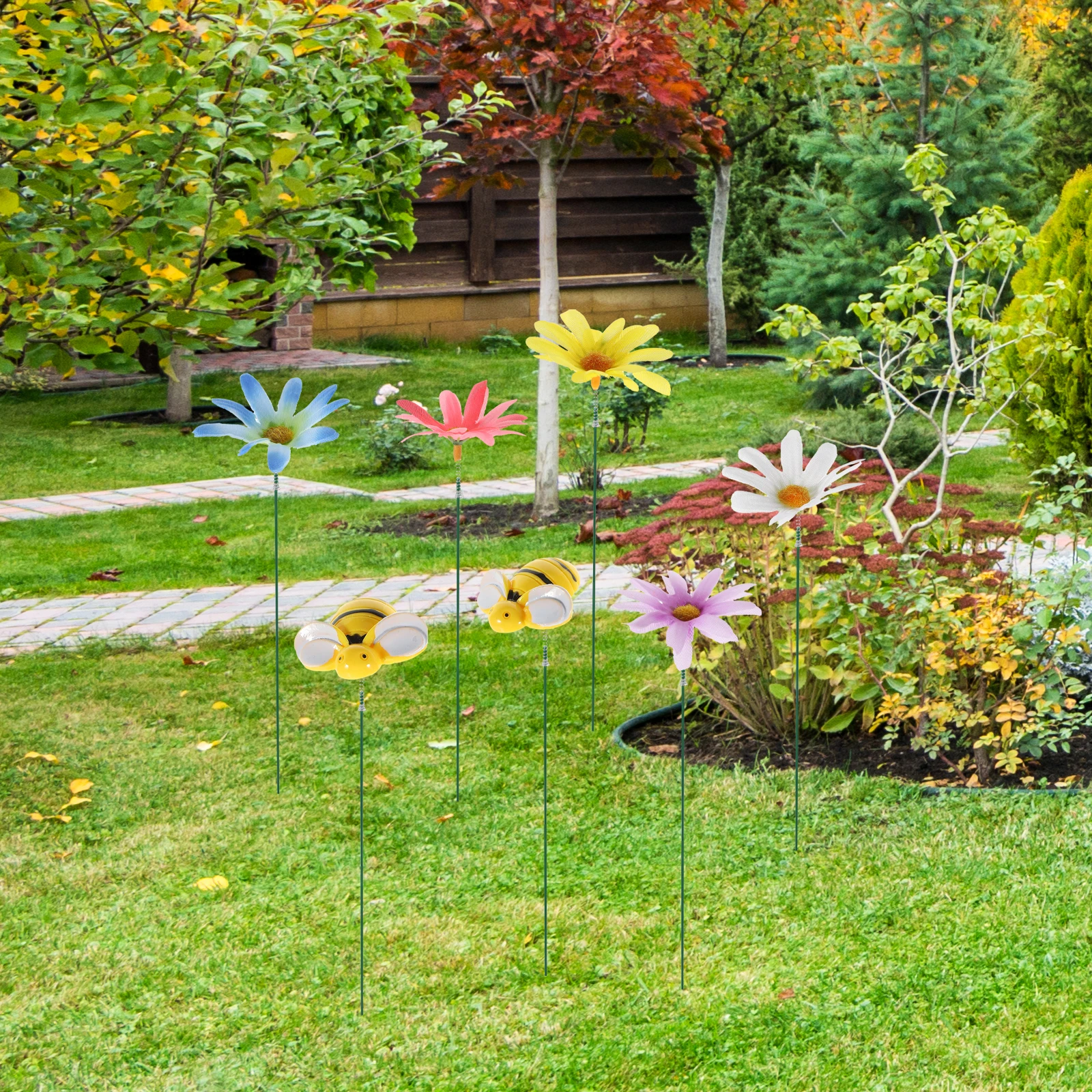 1 set Simulated Flower Stakes Realistic 3D for Garden Yard Lawn Stake Planter Durable Decor Outdoor Accessories
1 set Simulated Flower Stakes Realistic 3D for Garden Yard Lawn Stake Planter Durable Decor Outdoor Accessories