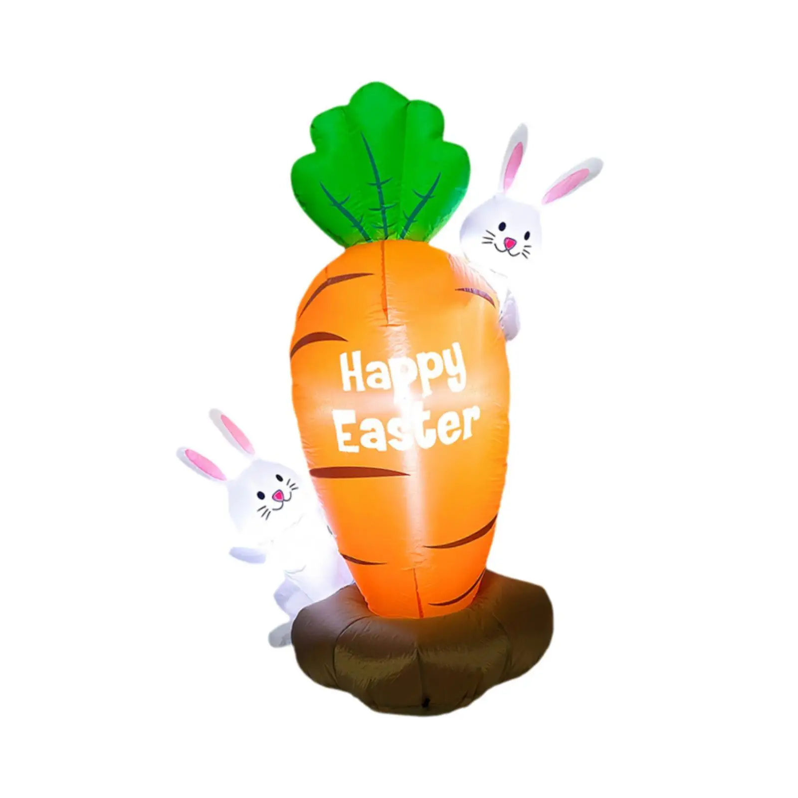 Light Up Inflatable Bunny and Egg Outdoor Decor Weatherproof Polyester Prop for Easter Party Lawn
Light Up Inflatable Bunny and Egg Outdoor Decor Weatherproof Polyester Prop for Easter Party Lawn