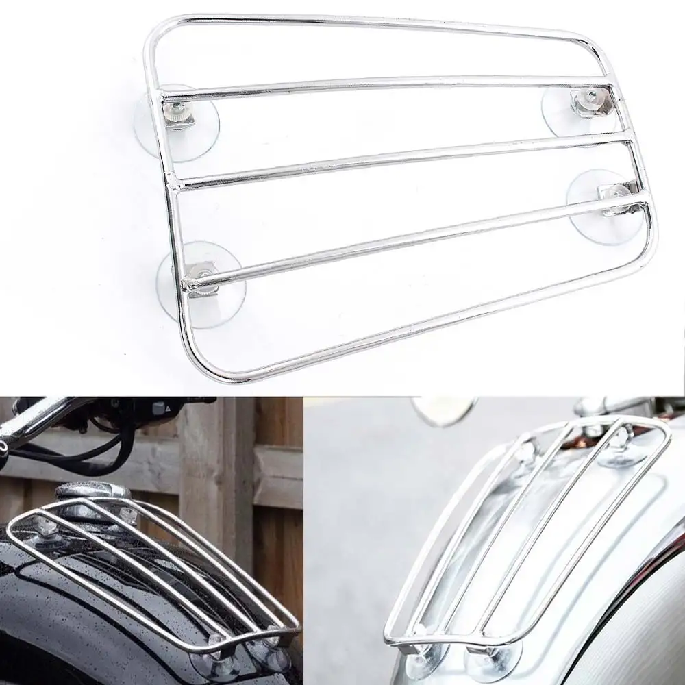 Chrome Motorcycle Accessory Fuel Tank Luggage Rack With Strong Suction Cups Bracket Holder For Harley Yamaha Kawasaki Universal
Chrome Motorcycle Accessory Fuel Tank Luggage Rack With Strong Suction Cups Bracket Holder For Harley Yamaha Kawasaki Universal