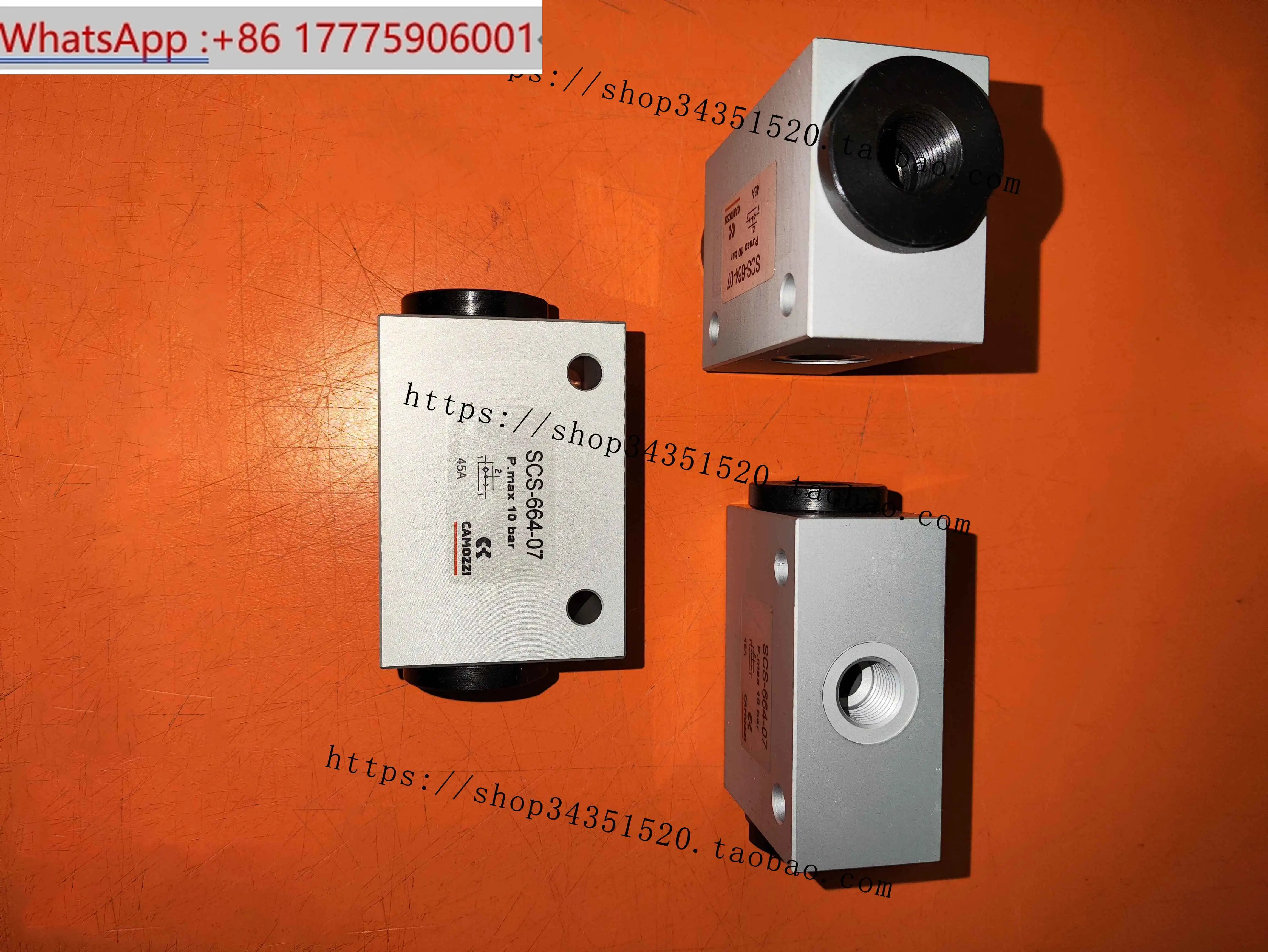 CAMOZZI SCS-664-07 Shuttle valve solenoid valve 358-015-02,668-06
CAMOZZI SCS-664-07 Shuttle valve solenoid valve 358-015-02,668-06