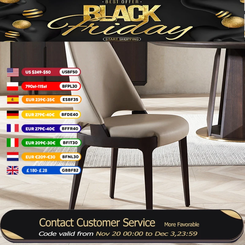 Room Wooden Dining Chair Luxury Minimalist Back Modern Nordic Dining Chair Kitchen Desk Design Sillas Comedor Home Furniture
Room Wooden Dining Chair Luxury Minimalist Back Modern Nordic Dining Chair Kitchen Desk Design Sillas Comedor Home Furniture