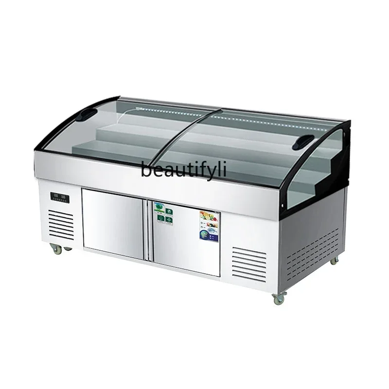 l Ladder Ice Platform Display Refrigerated Cabinet Commercial Cold Vegetable Cabinet Fresh Keeper
l Ladder Ice Platform Display Refrigerated Cabinet Commercial Cold Vegetable Cabinet Fresh Keeper