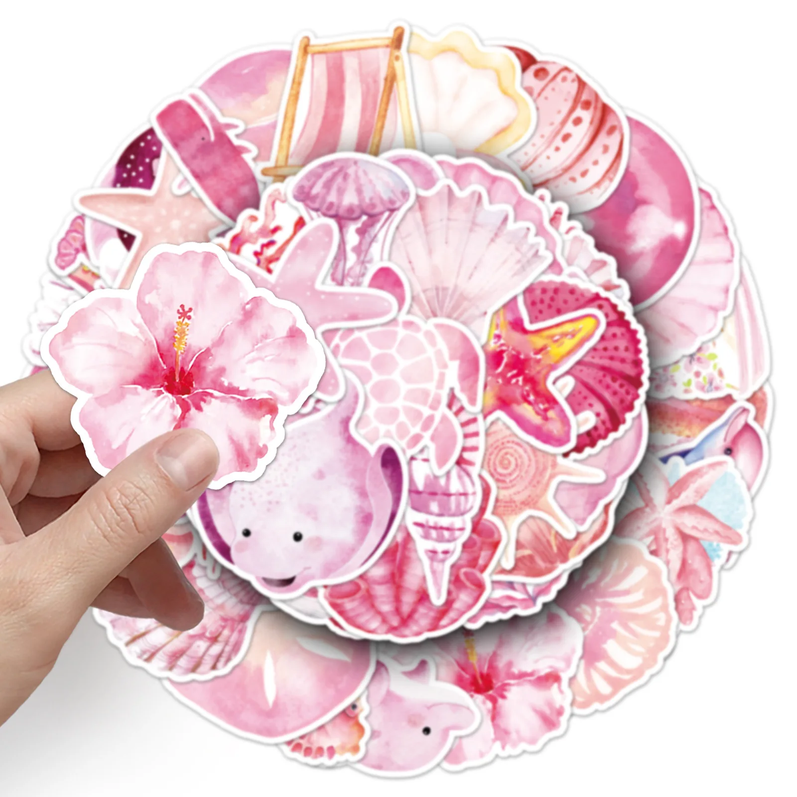 50 pink marine creature cartoon stickers, INS style sweet phone case milk tea cup decoration
50 pink marine creature cartoon stickers, INS style sweet phone case milk tea cup decoration
