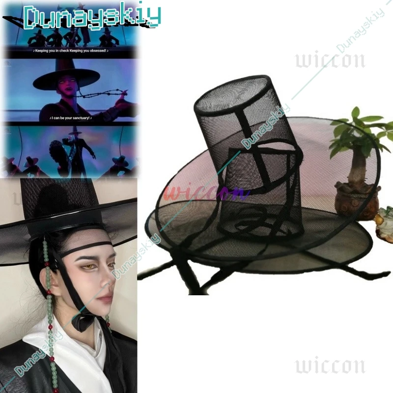 KPOP Huntrix Saja Boys Jinu Cosplay Hat Stage Korean Official Uniform Hat Demon Hunters Huntrix's Enemies Halloween Accessory
KPOP Huntrix Saja Boys Jinu Cosplay Hat Stage Korean Official Uniform Hat Demon Hunters Huntrix's Enemies Halloween Accessory
