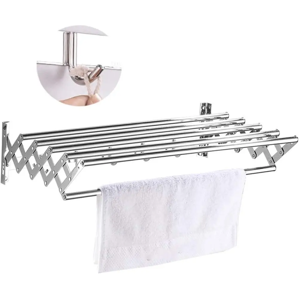 Компактная сушилка для одежды из нержавеющей стали, 40 см, для любой комнаты, дизайн 6 бар
Компактная сушилка для одежды из нержавеющей стали, 40 см, для любой комнаты, дизайн 6 бар