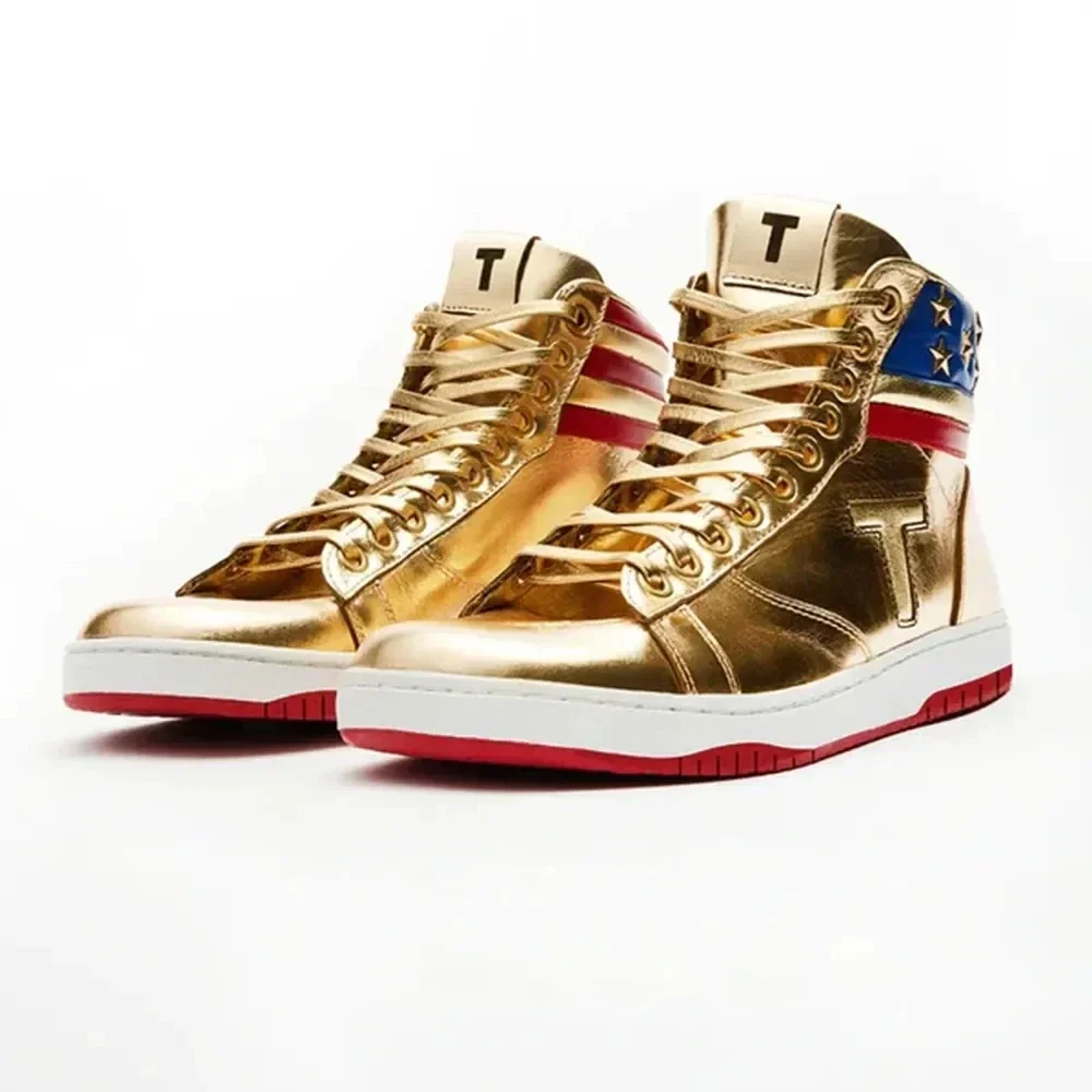 Gold Trump Shoes 2024 MAGA Never Surrender Shoe Sneaker Basketball Mens Womens Casual Boots Road Shoe Big Size 47 48
Gold Trump Shoes 2024 MAGA Never Surrender Shoe Sneaker Basketball Mens Womens Casual Boots Road Shoe Big Size 47 48