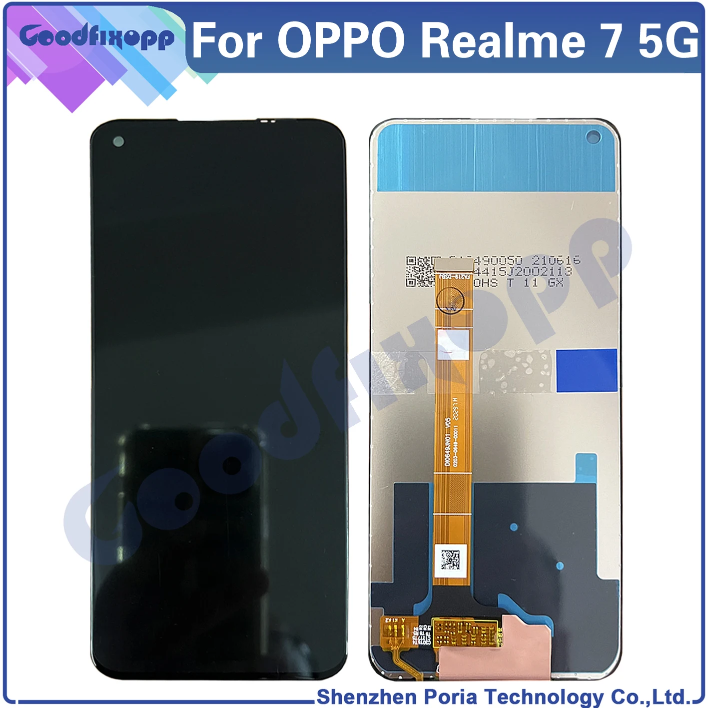 For Realme 7 5G RMX2111 LCD Display Touch Screen Digitizer Assembly For Oppo Realme7 5G Screen Replacement
For Realme 7 5G RMX2111 LCD Display Touch Screen Digitizer Assembly For Oppo Realme7 5G Screen Replacement