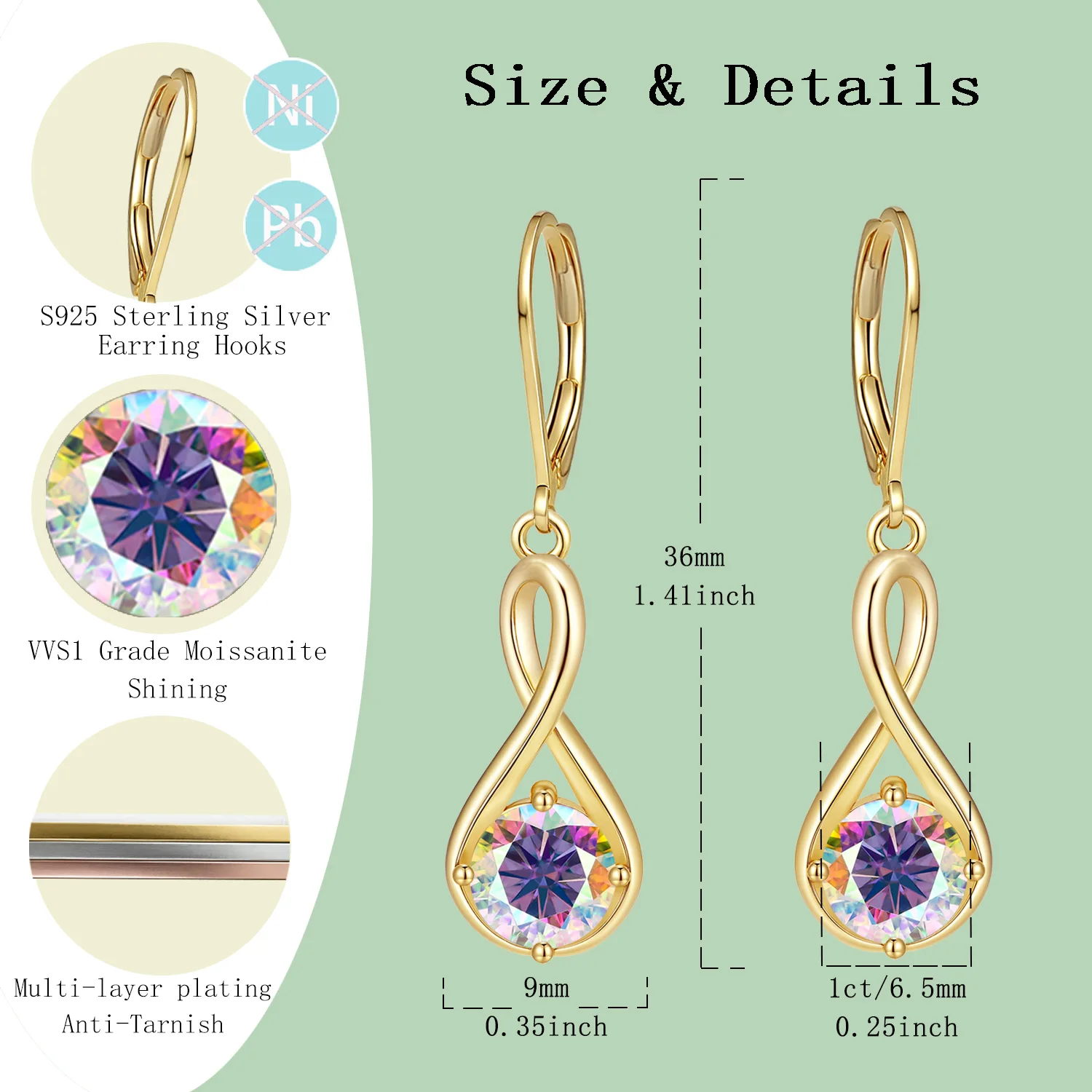 Серьги LAMVOICE с муассанитом 2 карата, ко Дню святого Валентина, подарок для дочери, дизайнерский товар высокого качества, серебро 925 пробы
Серьги LAMVOICE с муассанитом 2 карата, ко Дню святого Валентина, подарок для дочери, дизайнерский товар высокого качества, серебро 925 пробы