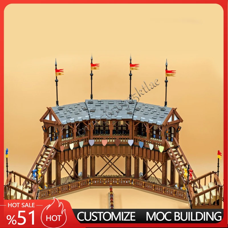 3186 PCS Retro MOC Medieval Tournament Grounds Bricks DIY Assembly Castle Playing Building Blocks Children Toys Festival Gifts
3186 PCS Retro MOC Medieval Tournament Grounds Bricks DIY Assembly Castle Playing Building Blocks Children Toys Festival Gifts