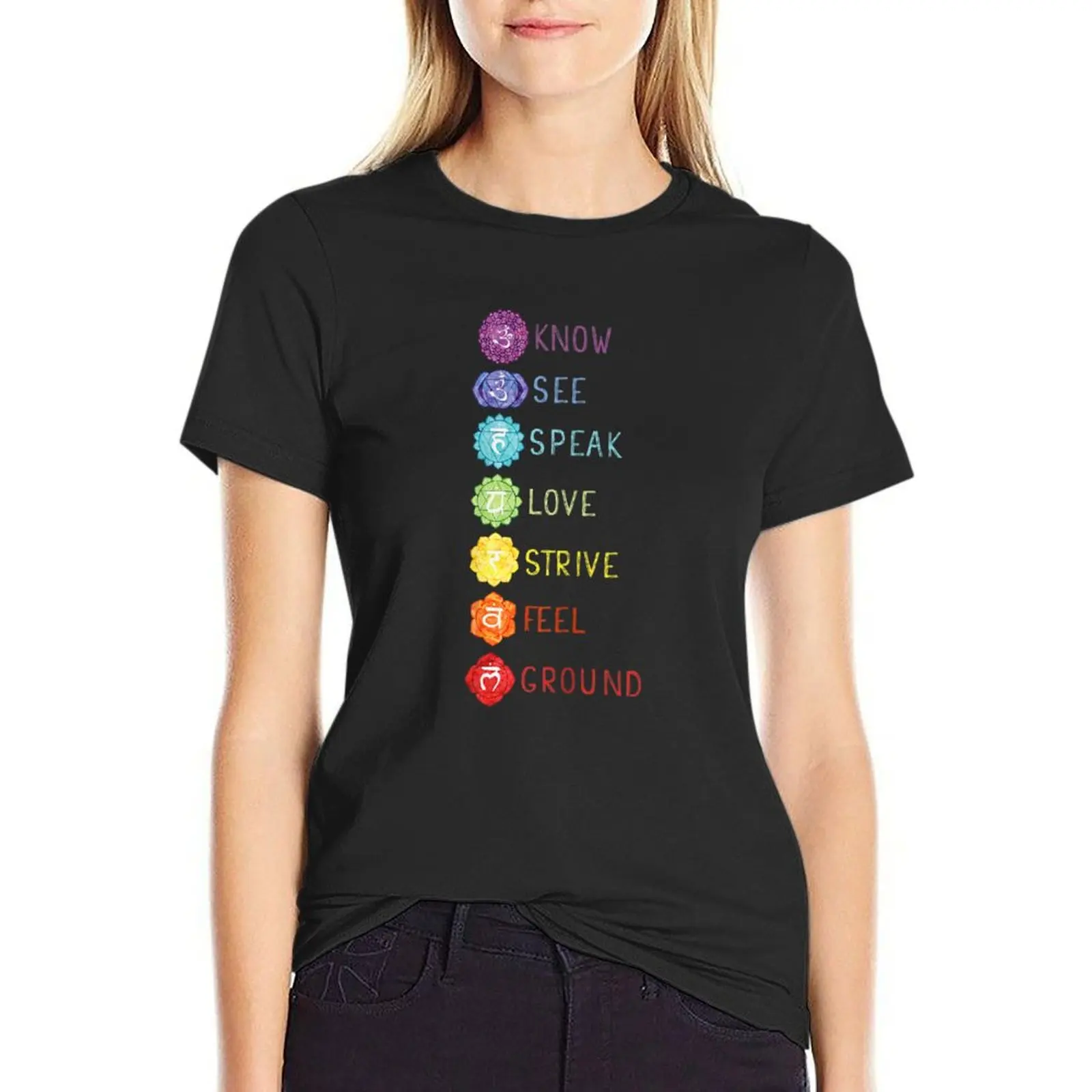 7 Seven Chakras Yoga T-Shirt heavyweights cute clothes quick-drying Women t shirt
7 Seven Chakras Yoga T-Shirt heavyweights cute clothes quick-drying Women t shirt