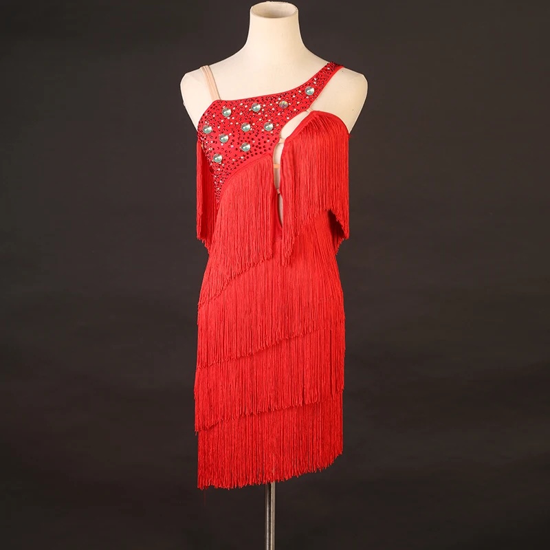 Red Latin Da Dress Fringed Latin Dance Dress Professional Backless Performance Competition Suit Rumba ChaCha Dance Skirt
Red Latin Da Dress Fringed Latin Dance Dress Professional Backless Performance Competition Suit Rumba ChaCha Dance Skirt
