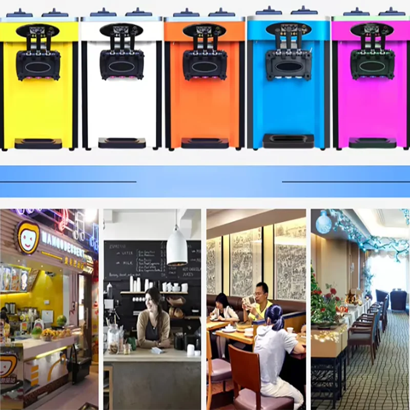 Commercial High Quality Soft Ice Cream Maker 3 Flavors Snack Machine Made in China Using Milk Water As Raw Materials
Commercial High Quality Soft Ice Cream Maker 3 Flavors Snack Machine Made in China Using Milk Water As Raw Materials