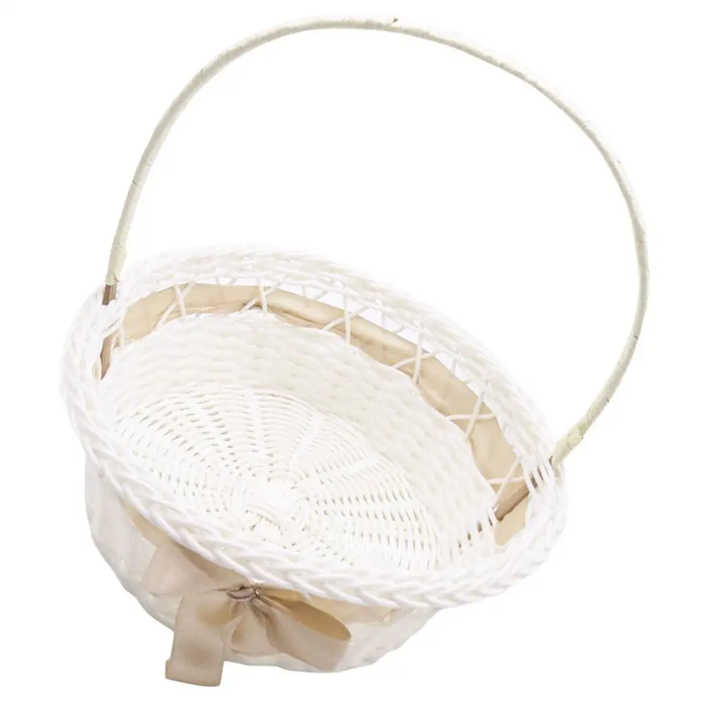 Wedding Flower Basket 1 Piece Coffee 18x21cm Woven Storage Basket Portable Handle Fruit Bread Bride Gift Decor
Wedding Flower Basket 1 Piece Coffee 18x21cm Woven Storage Basket Portable Handle Fruit Bread Bride Gift Decor