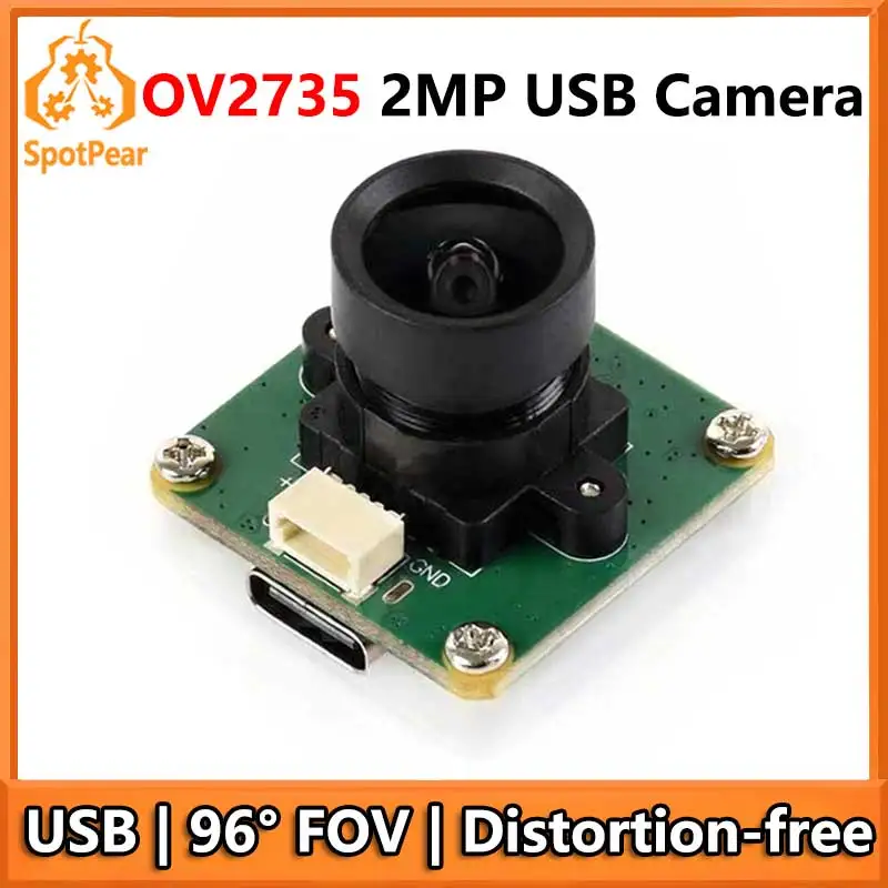 Raspberry Pi USB Camera 2MP OV2735 Distortion-Free USB 2.0 For Jeston RDK
