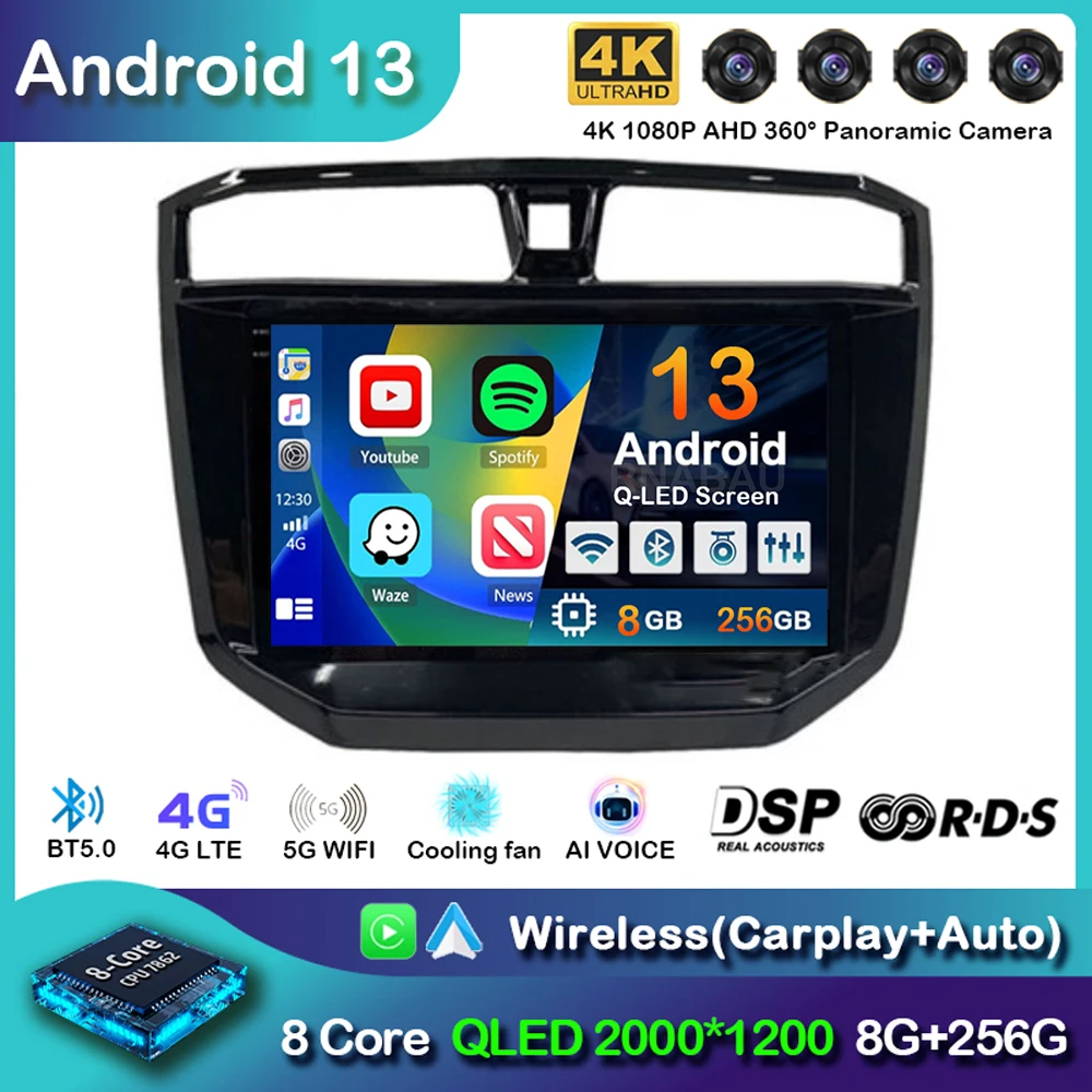 Android 13 Carplay Car Raido для Maxus T70 T60 MG Extender LDV D20 2019-2021 мультимедийный плеер навигация GPS стерео головное устройство
Android 13 Carplay Car Raido для Maxus T70 T60 MG Extender LDV D20 2019-2021 мультимедийный плеер навигация GPS стерео головное устройство