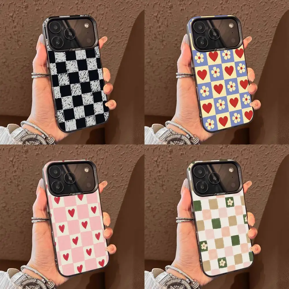 Checkerboard Chess Board Square Flowers Phone Case For iPhone 17,16,15,14,13,12,11,Pro,Max,Plus,E,Air,Mini Black Tpu Cover
Checkerboard Chess Board Square Flowers Phone Case For iPhone 17,16,15,14,13,12,11,Pro,Max,Plus,E,Air,Mini Black Tpu Cover
