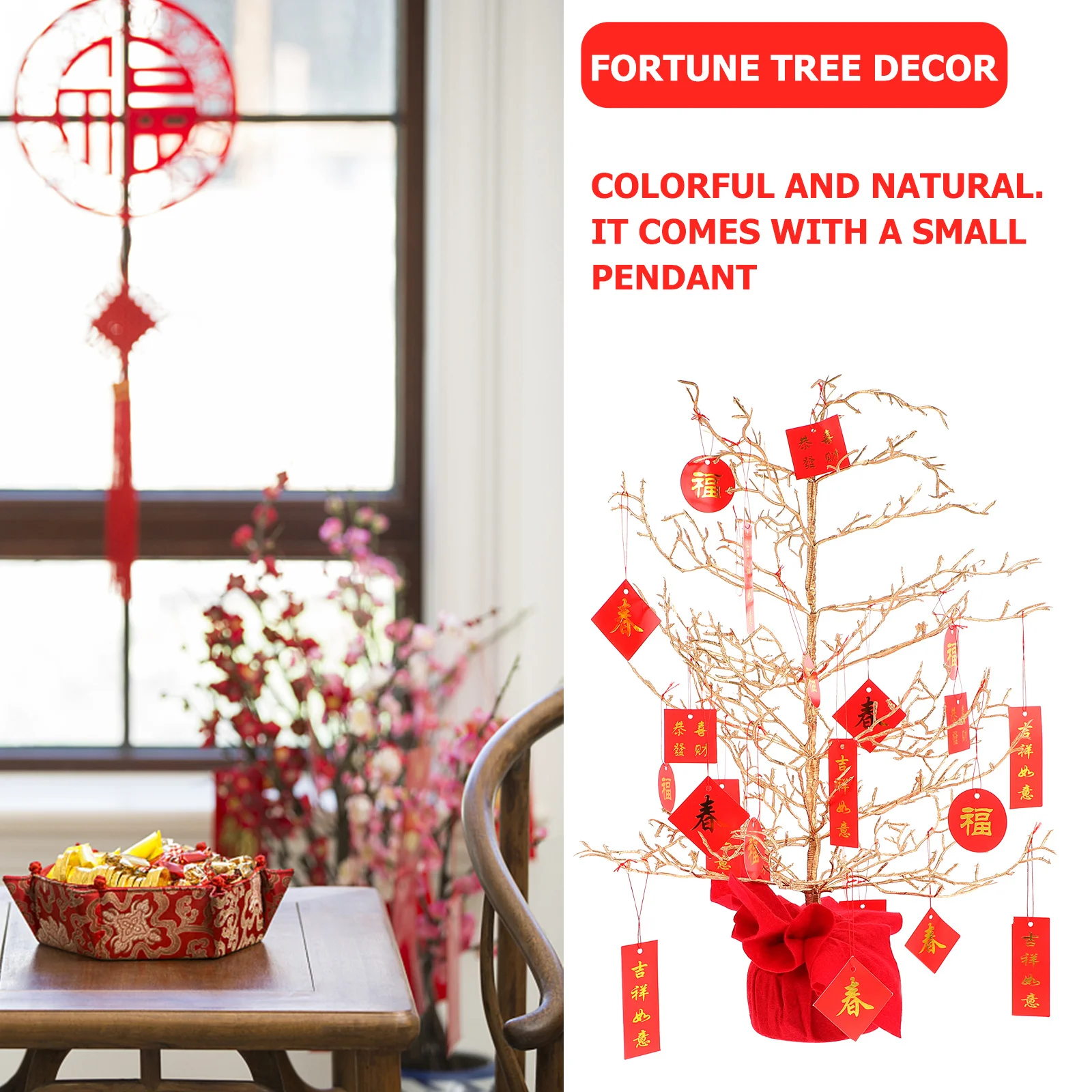 Chinese New Year Fortune Tree Decor Resin Lucky Adornment Home Office HotelPlant Spring Festival Celebration nament
Chinese New Year Fortune Tree Decor Resin Lucky Adornment Home Office HotelPlant Spring Festival Celebration nament
