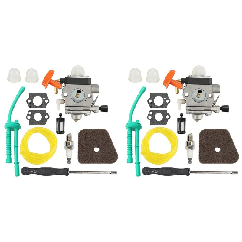 Карбюратор A50U 2X FS100 C1Q-S174 + воздушный фильтр + инструмент регулировки + топливопровод для STIHL FS87 FS90 FS100 FS110 FS130 HL90 HL95 
Карбюратор A50U 2X FS100 C1Q-S174 + воздушный фильтр + инструмент регулировки + топливопровод для STIHL FS87 FS90 FS100 FS110 FS130 HL90 HL95