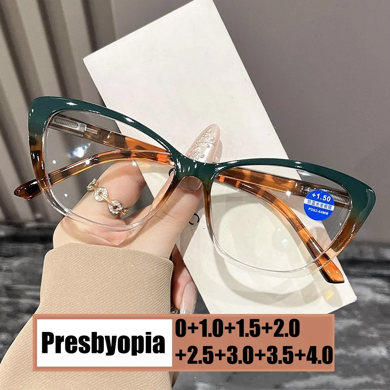 Men Women Classic Cat Eye Reading Glasses Blue Light Blocking Eyewear for Ladies Trendy HD Lens Far Sight Presbyopia 0+1.0+4.0
Men Women Classic Cat Eye Reading Glasses Blue Light Blocking Eyewear for Ladies Trendy HD Lens Far Sight Presbyopia 0+1.0+4.0