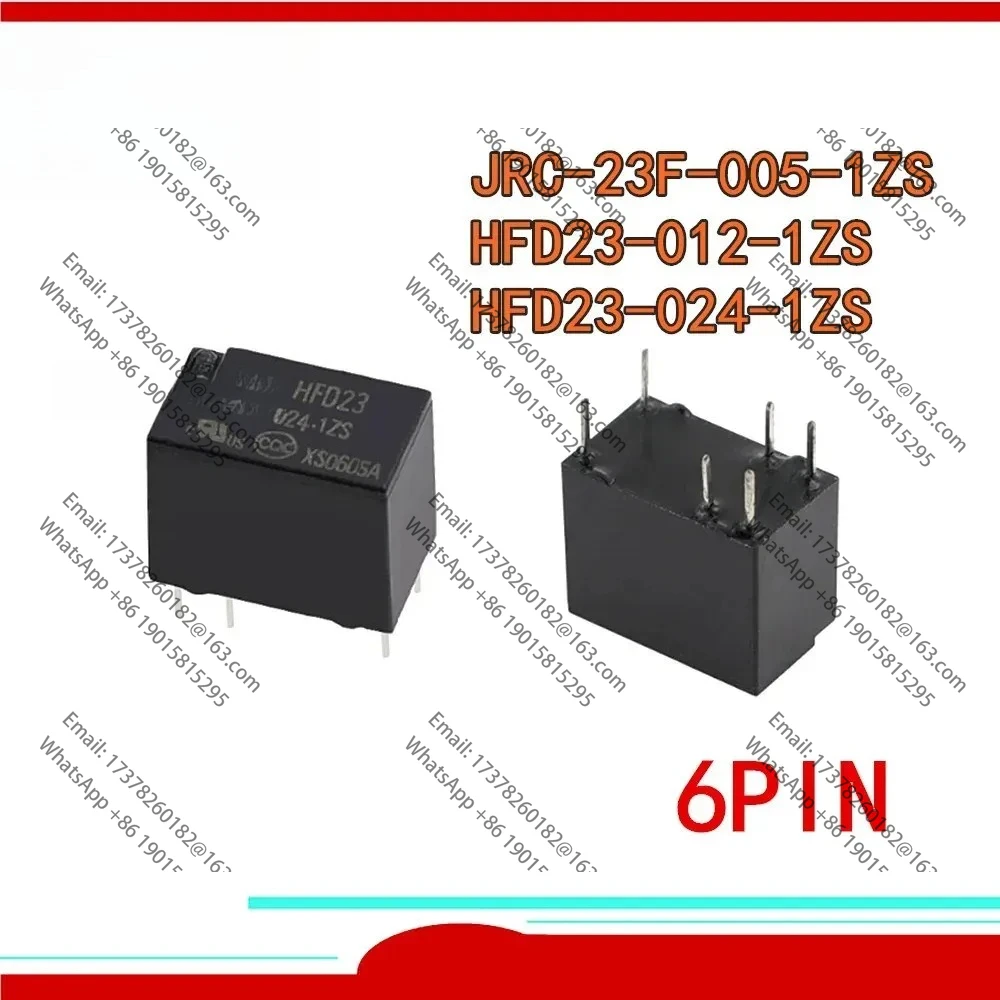 10PCS/lot 100%Original New Relay JRC-23F-005-1ZS HFD23-005-1ZS HFD23-012-1ZS HFD23 024-1ZS HFD23 024 1ZS 5V 12V 6PIN
10PCS/lot 100%Original New Relay JRC-23F-005-1ZS HFD23-005-1ZS HFD23-012-1ZS HFD23 024-1ZS HFD23 024 1ZS 5V 12V 6PIN