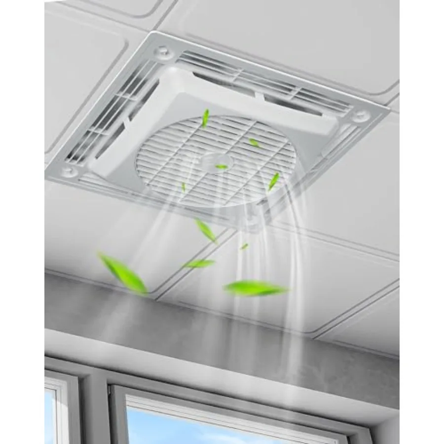 Home and Office Drop Ceiling Tile Fan, 2x2 Air Circulating Flush Mount, DC Motor Ultra Quiet 15 Wind Speeds, 23.7 inch White Lo
Home and Office Drop Ceiling Tile Fan, 2x2 Air Circulating Flush Mount, DC Motor Ultra Quiet 15 Wind Speeds, 23.7 inch White Lo