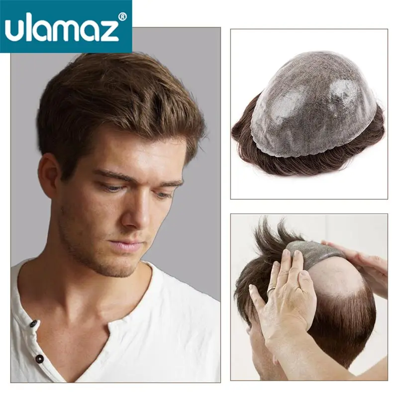Men's Capillary Prosthesis Invisible Skin Men Wig Human Hair Toupee For Men Microskin Hair Prosthesis Man Wig Real Hair System
Men's Capillary Prosthesis Invisible Skin Men Wig Human Hair Toupee For Men Microskin Hair Prosthesis Man Wig Real Hair System