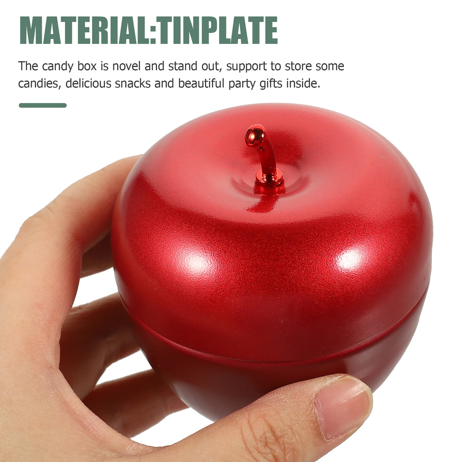 10pcs Apple-shaped Storage Tin Candy Containers Lids Tea Jar Household Dry Food Canister Metal Packaging Gifts
10pcs Apple-shaped Storage Tin Candy Containers Lids Tea Jar Household Dry Food Canister Metal Packaging Gifts