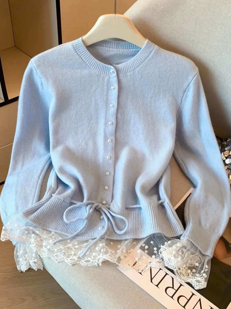 Утягивающий кружевной вязаный открытый кардиган, женский свободный кардиган, дизайн для самостоятельного запаха, свитер с поясом и контролем талии
Утягивающий кружевной вязаный открытый кардиган, женский свободный кардиган, дизайн для самостоятельного запаха, свитер с поясом и контролем талии