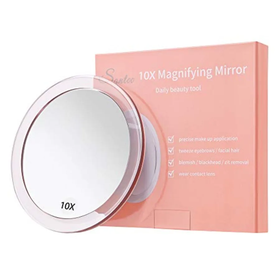 Magnifying Mirror - with 3 Mounting Suction Cups - Used for Precise Makeup - Eyebrows/Tweezing - Blackhead/Blemish Removal - Ba
Magnifying Mirror - with 3 Mounting Suction Cups - Used for Precise Makeup - Eyebrows/Tweezing - Blackhead/Blemish Removal - Ba