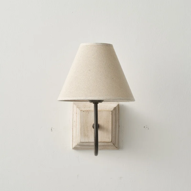 Solid Wood Fabric Wall Lamp Bedroom Bedside Lamp Living Room Dining Room Wall Decoration Lamps Retro Porch Light
Solid Wood Fabric Wall Lamp Bedroom Bedside Lamp Living Room Dining Room Wall Decoration Lamps Retro Porch Light
