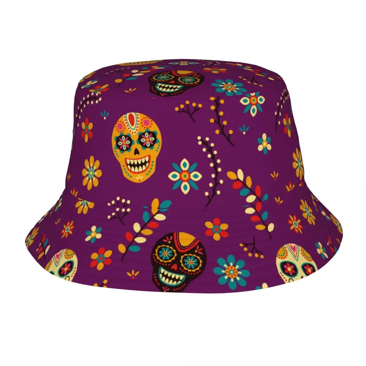Vacation Getaway Headwear Sugar Skull Halloween Bucket Hats Casual Hot Sun Hat Day of the Dead Mexican Bob Packable Fishing Cap
Vacation Getaway Headwear Sugar Skull Halloween Bucket Hats Casual Hot Sun Hat Day of the Dead Mexican Bob Packable Fishing Cap