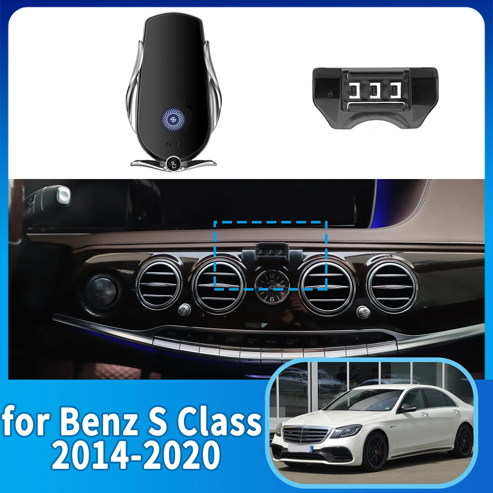 Car Mobile Phone Holder for Benz S Class W222 2014~2020 Accessories GPS Bracket Navigation Stand Auto
Car Mobile Phone Holder for Benz S Class W222 2014~2020 Accessories GPS Bracket Navigation Stand Auto