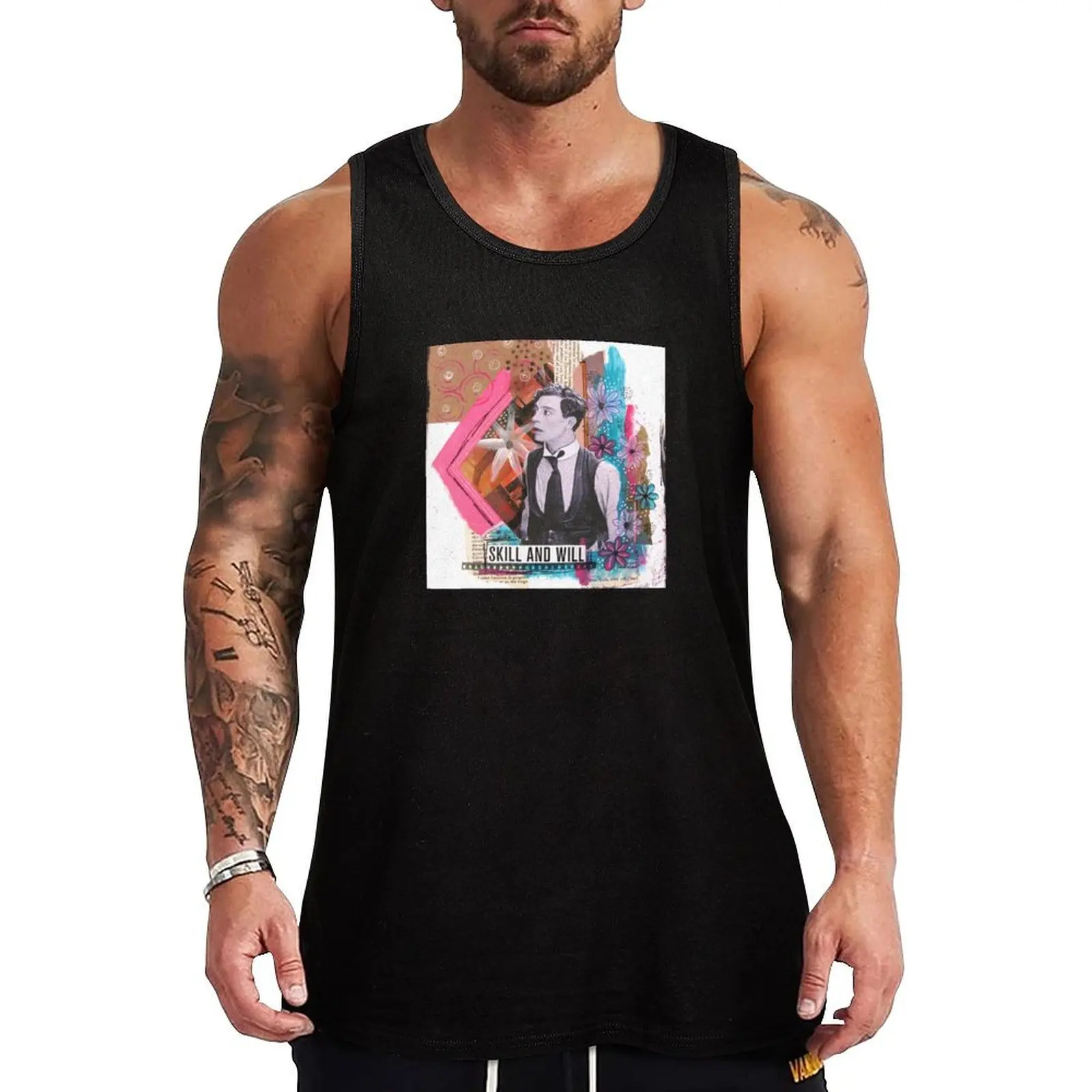 Buster Keaton Skill Tank Top summer 2025 sleeveless t-shirts for men Men's sleeveless Men's vest
Buster Keaton Skill Tank Top summer 2025 sleeveless t-shirts for men Men's sleeveless Men's vest