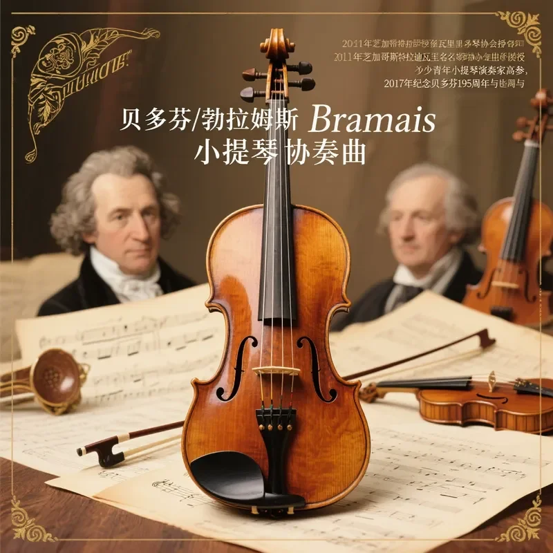 Amati Violin 400th Anniversary CD for Beethoven Brahms Violin Concerto
Amati Violin 400th Anniversary CD for Beethoven Brahms Violin Concerto